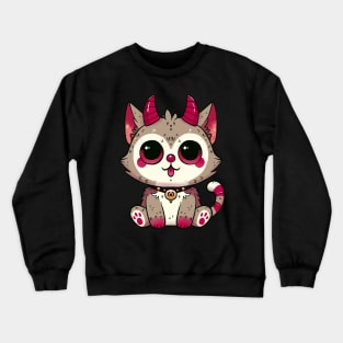 Krampus Kitten Crewneck Sweatshirt